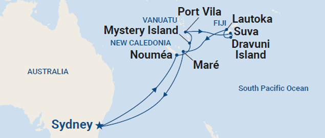 Fiji cruise from Sydney
